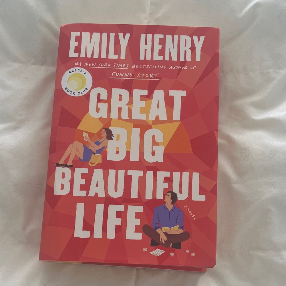 Great Big Beautiful Life Wall Art Print - Coral Red